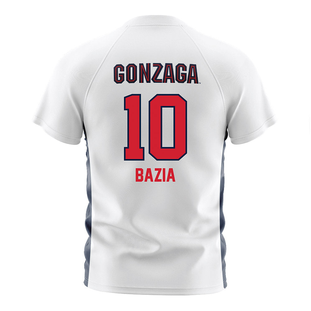 Gonzaga - NCAA Men's Soccer : Alexander Bazia - White Soccer Jersey-1
