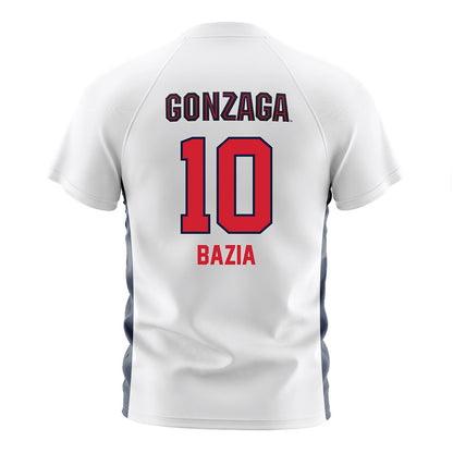 Gonzaga - NCAA Men's Soccer : Alexander Bazia - White Soccer Jersey-1