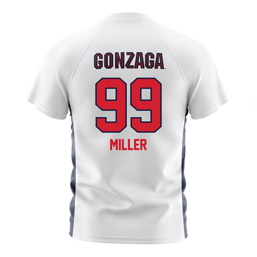 Gonzaga - NCAA Men's Soccer : Dominic Miller - White Soccer Jersey