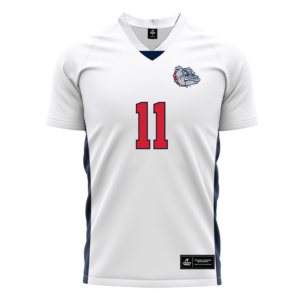 Gonzaga - NCAA Men's Soccer : Talan Rochelle - White Soccer Jersey-0