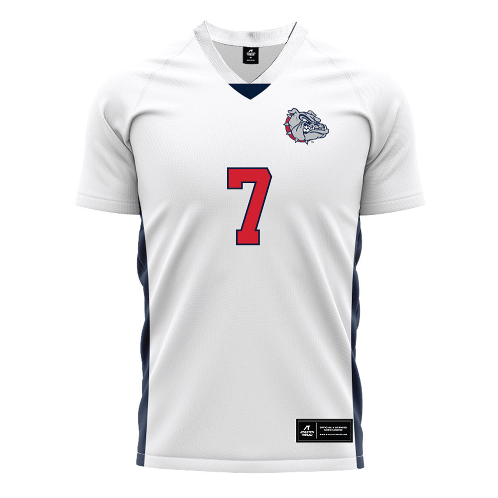 Gonzaga - NCAA Men's Soccer : Geremi Onentia - White Soccer Jersey-0