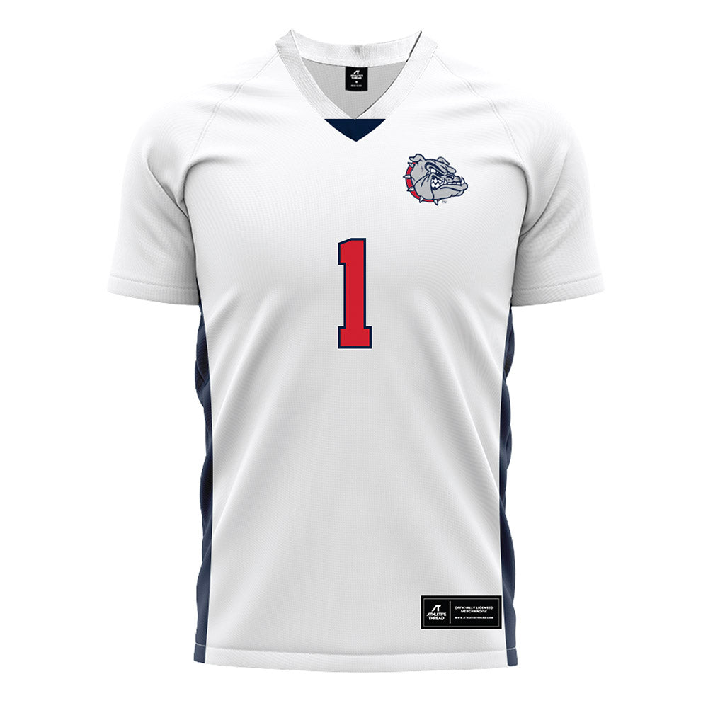 Gonzaga - NCAA Men's Soccer : Chema Preciado - White Soccer Jersey-0