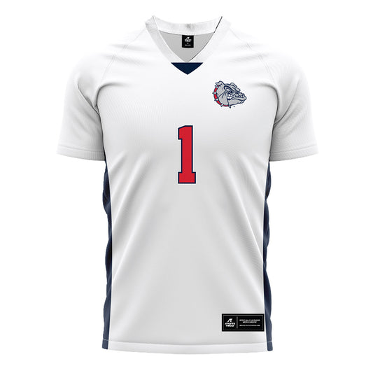 Gonzaga - NCAA Men's Soccer : Chema Preciado - White Soccer Jersey-0
