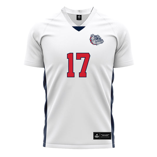 Gonzaga - NCAA Men's Soccer : Chase Potter - White Soccer Jersey-0