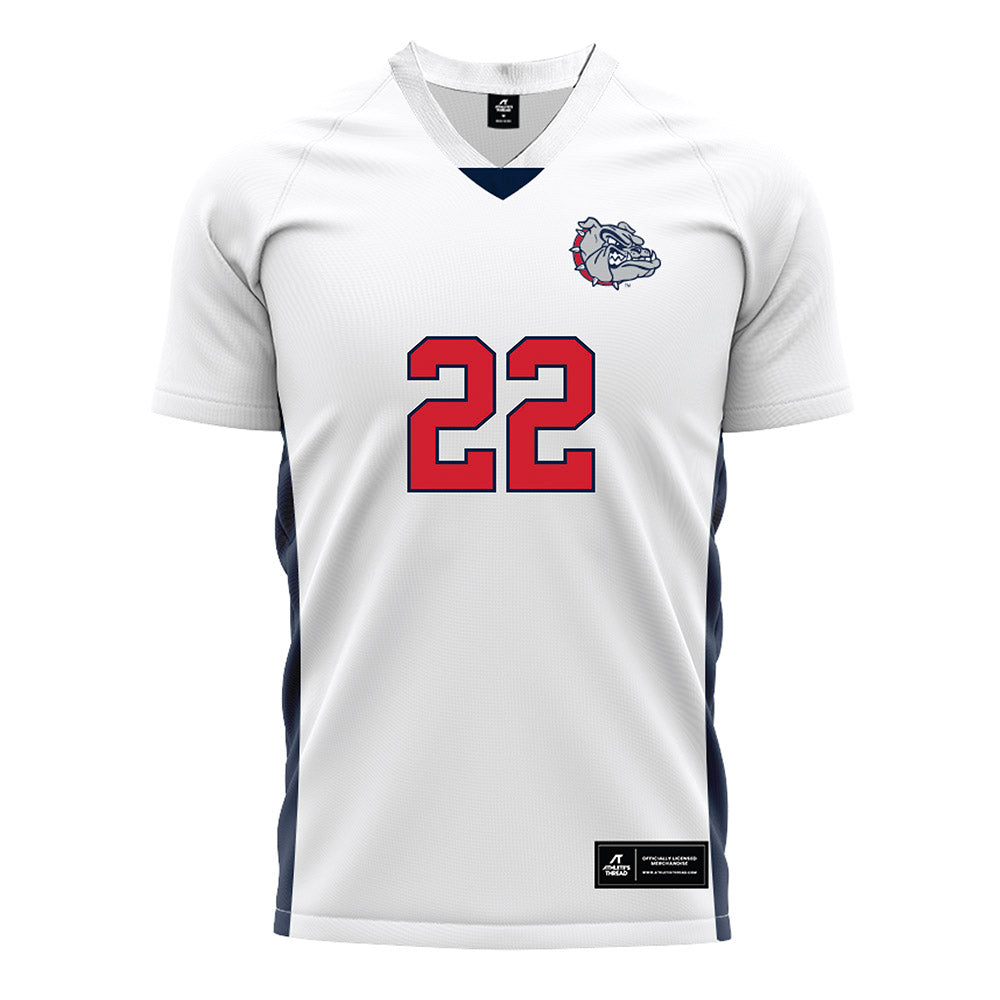 Gonzaga - NCAA Men's Soccer : Carlos Murillo Pavon - White Soccer Jersey-0