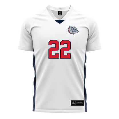 Gonzaga - NCAA Men's Soccer : Carlos Murillo Pavon - White Soccer Jersey-0