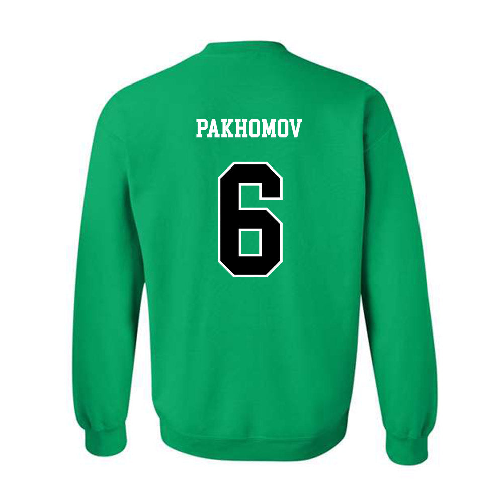 Marshall - NCAA Men's Soccer : Nikita Pakhomov - Generic Shersey Crewneck Sweatshirt-1