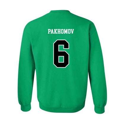 Marshall - NCAA Men's Soccer : Nikita Pakhomov - Generic Shersey Crewneck Sweatshirt-1