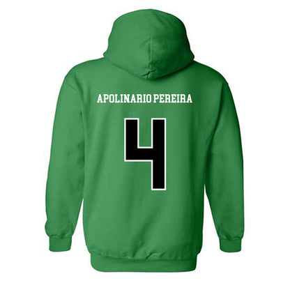 Marshall - NCAA Men's Soccer : Thiago Apolinario Pereira - Generic Shersey Hooded Sweatshirt-1