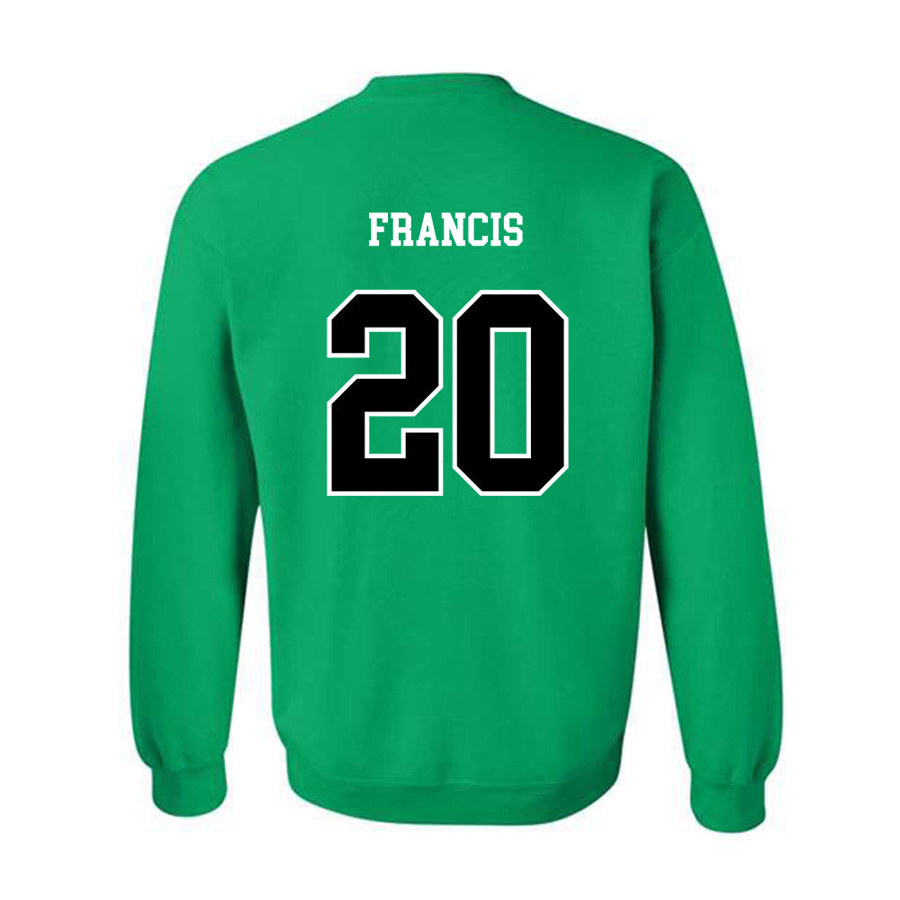 Marshall - NCAA Men's Soccer : Keaviano Francis - Generic Shersey Crewneck Sweatshirt-1