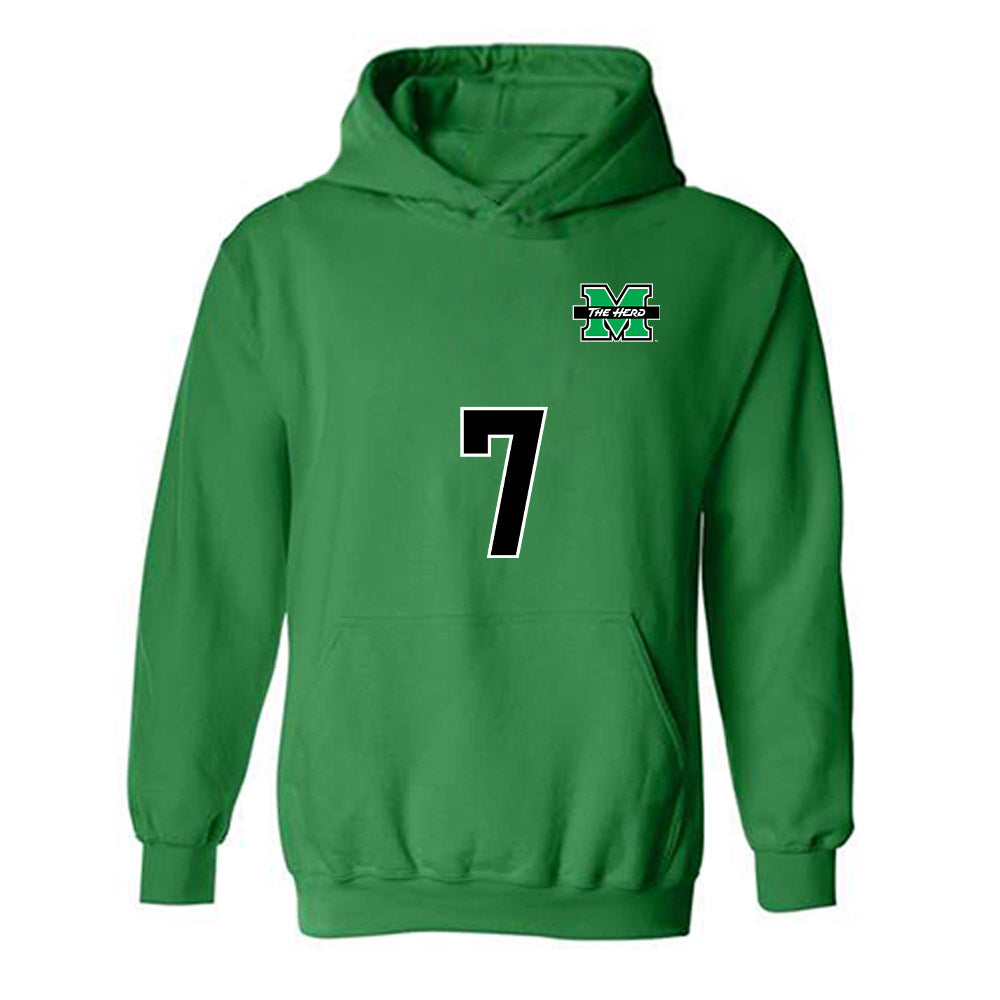Marshall - NCAA Men's Soccer : Mouhamed Diop - Generic Shersey Hooded Sweatshirt-0