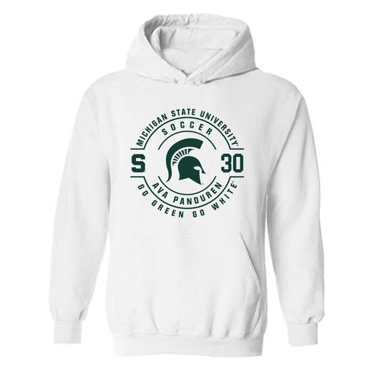 Michigan State - NCAA Women's Soccer : Ava Panduren - Hooded Sweatshirt