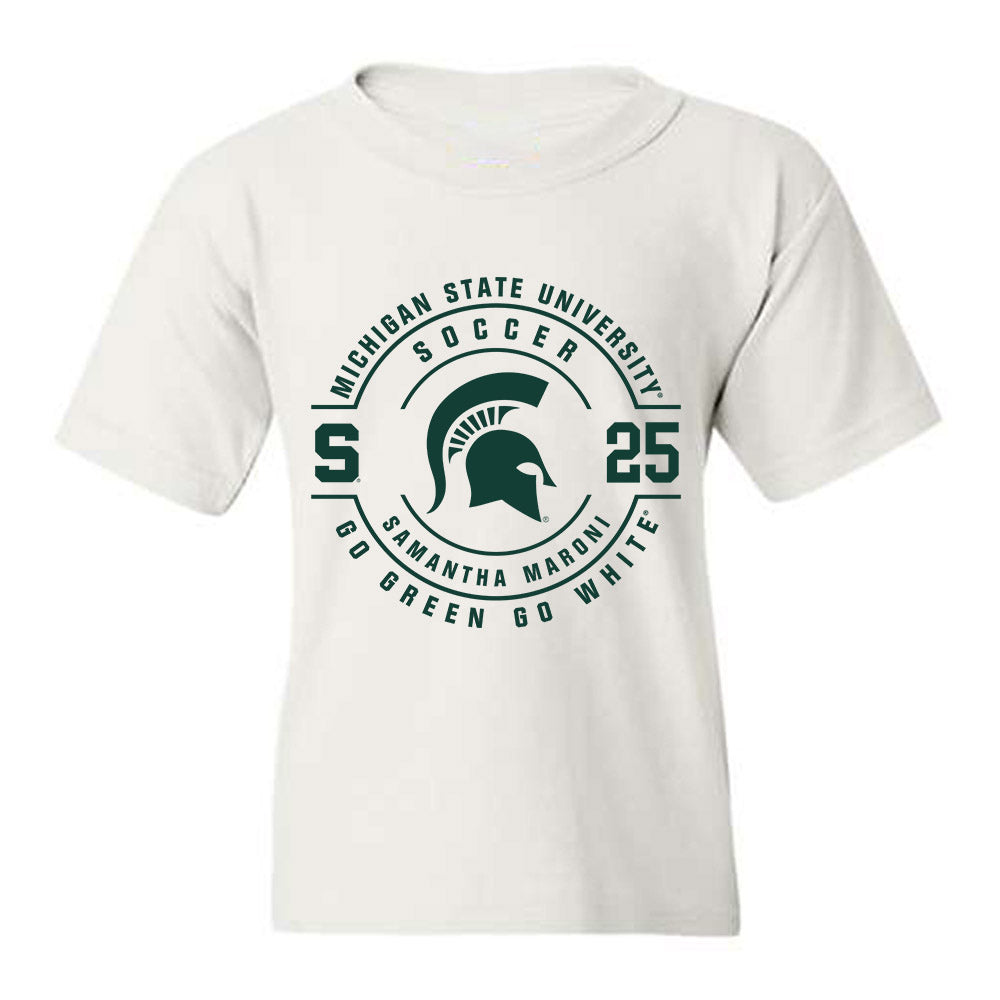 Michigan State - NCAA Women's Soccer : Samantha Maroni - Classic Fashion Shersey Youth T-Shirt-0