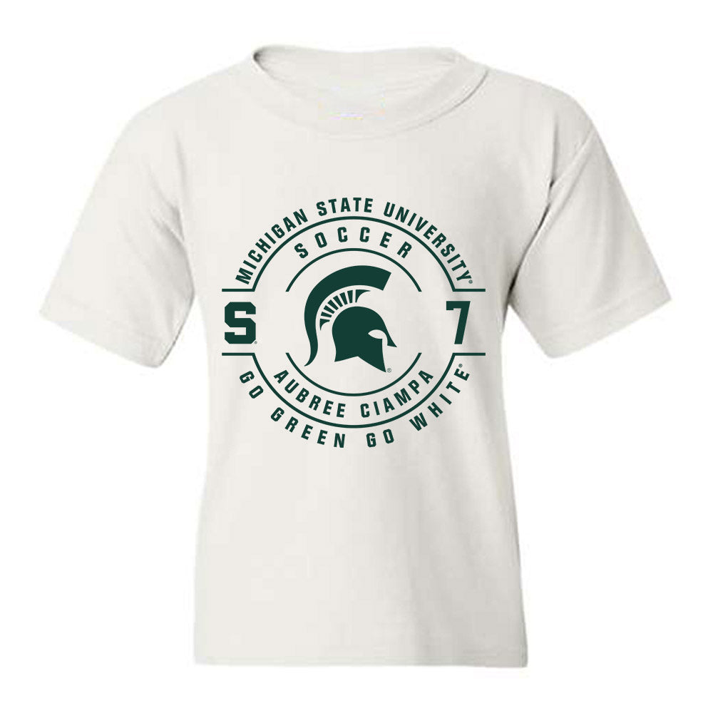 Michigan State - NCAA Women's Soccer : Aubree Ciampa - Classic Fashion Shersey Youth T-Shirt-0