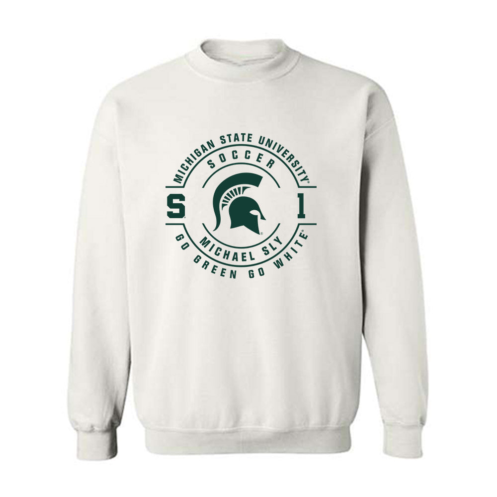 Michigan State - NCAA Men's Soccer : Michael Sly - Classic Fashion Shersey Crewneck Sweatshirt-0