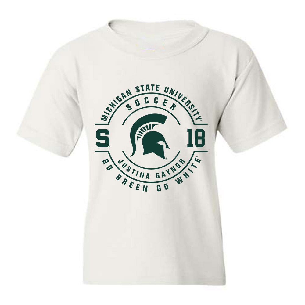 Michigan State - NCAA Women's Soccer : Justina Gaynor - Classic Fashion Shersey Youth T-Shirt