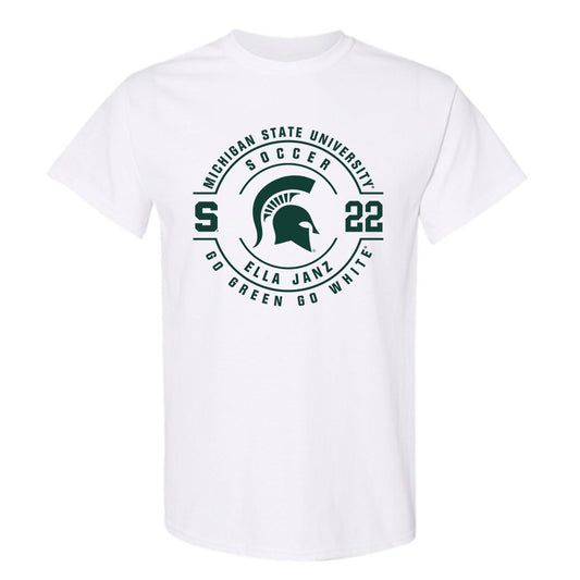 Michigan State - NCAA Women's Soccer : Ella Janz - Classic Fashion Shersey T-Shirt