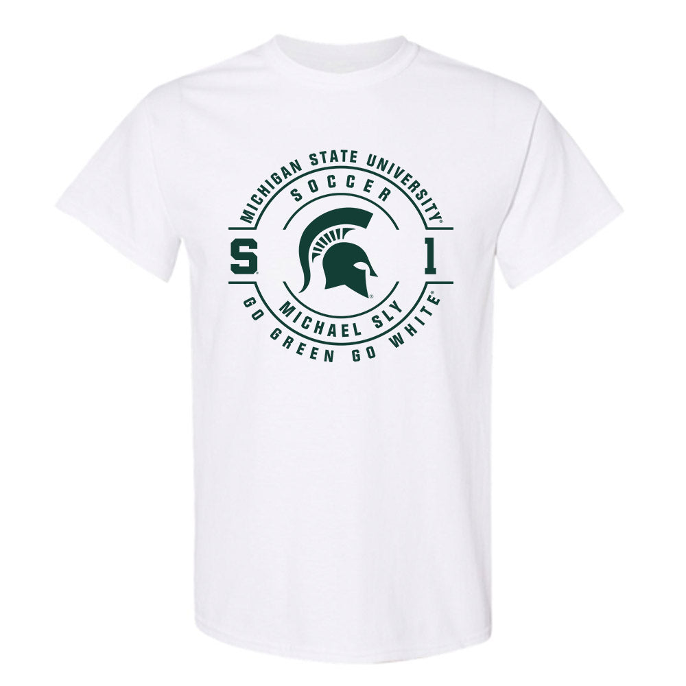 Michigan State - NCAA Men's Soccer : Michael Sly - Classic Fashion Shersey T-Shirt-0