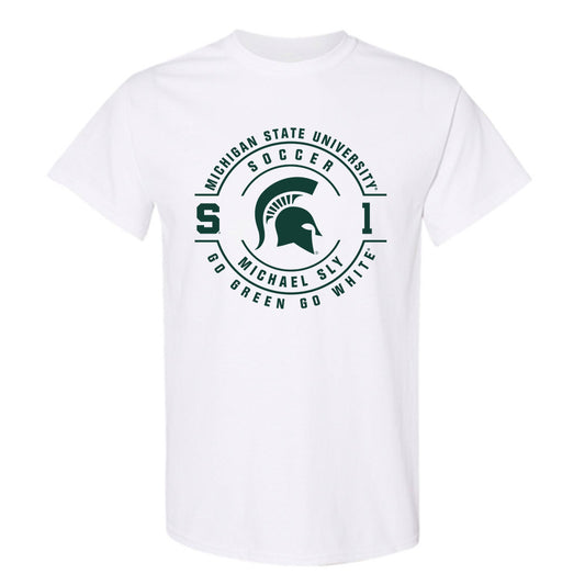 Michigan State - NCAA Men's Soccer : Michael Sly - Classic Fashion Shersey T-Shirt-0