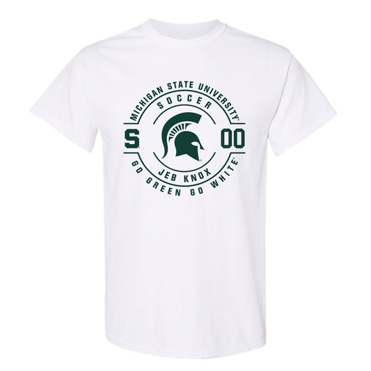 Michigan State - NCAA Men's Soccer : JEB Knox - Classic Fashion Shersey T-Shirt-0