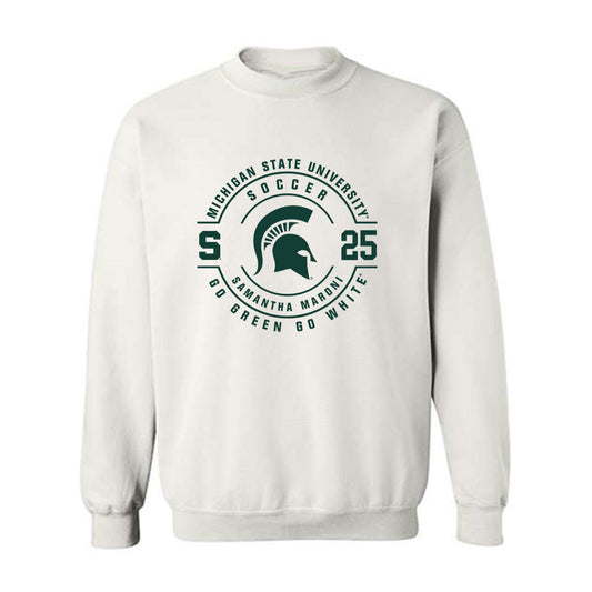 Michigan State - NCAA Women's Soccer : Samantha Maroni - Classic Fashion Shersey Crewneck Sweatshirt-0