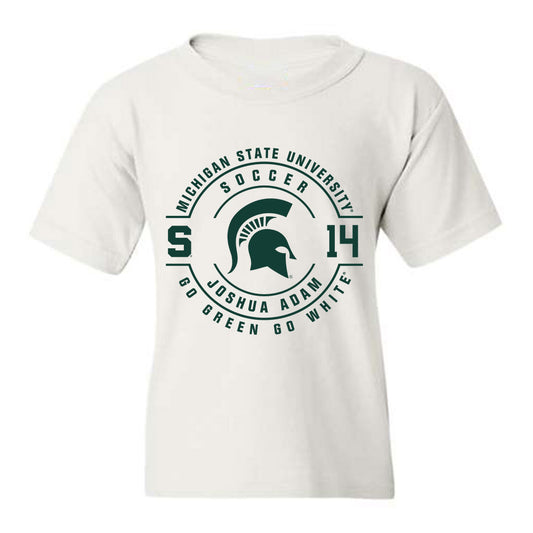 Michigan State - NCAA Men's Soccer : Joshua Adam - Youth T-Shirt