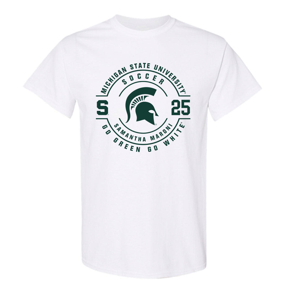 Michigan State - NCAA Women's Soccer : Samantha Maroni - Classic Fashion Shersey T-Shirt-0