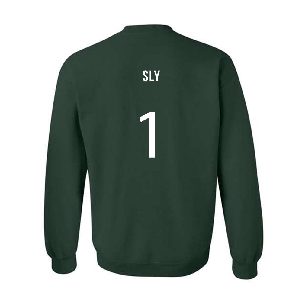 Michigan State - NCAA Men's Soccer : Michael Sly - Replica Shersey Crewneck Sweatshirt-1