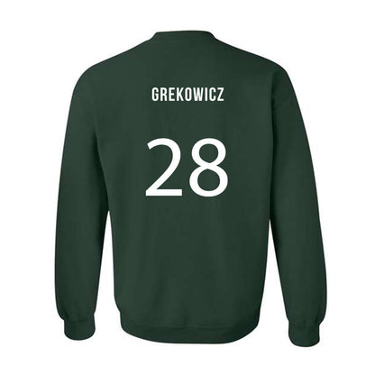 Michigan State - NCAA Men's Soccer : Jake Grekowicz - Replica Shersey Crewneck Sweatshirt-1