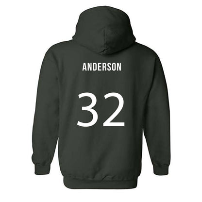 Michigan State - NCAA Men's Soccer : David Anderson - Replica Shersey Hooded Sweatshirt-1