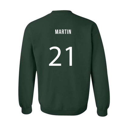 Michigan State - NCAA Women's Soccer : Maleeya Martin - Replica Shersey Crewneck Sweatshirt-1