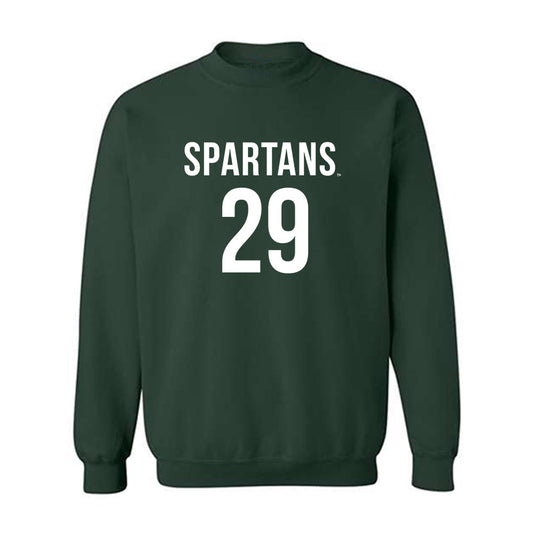 Michigan State - NCAA Women's Soccer : Addison Baldus - Replica Shersey Crewneck Sweatshirt-0