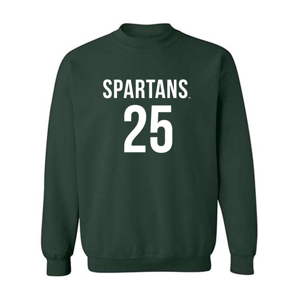 Michigan State - NCAA Women's Soccer : Samantha Maroni - Replica Shersey Crewneck Sweatshirt-0