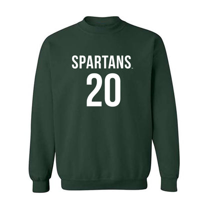 Michigan State - NCAA Women's Soccer : Shelby Vaughn - Replica Shersey Crewneck Sweatshirt-0