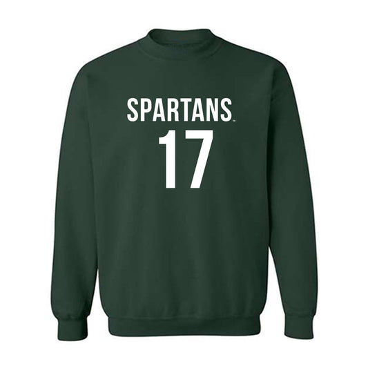 Michigan State - NCAA Women's Soccer : Allie Mairn - Replica Shersey Crewneck Sweatshirt-0
