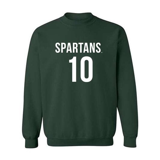Michigan State - NCAA Women's Soccer : Abbey Dalton - Replica Shersey Crewneck Sweatshirt-0