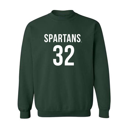 Michigan State - NCAA Men's Soccer : David Anderson - Replica Shersey Crewneck Sweatshirt-0