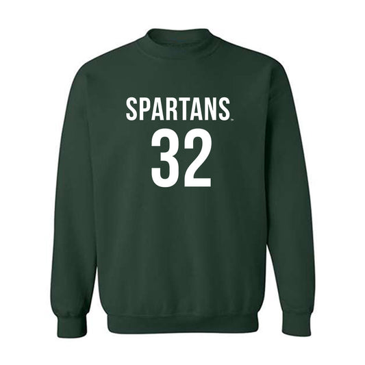 Michigan State - NCAA Men's Soccer : David Anderson - Replica Shersey Crewneck Sweatshirt-0