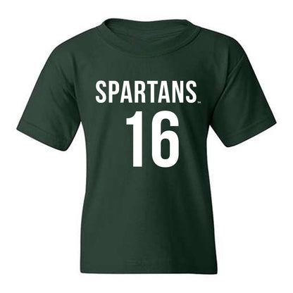 Michigan State - NCAA Women's Soccer : Kaleigh Mcpherson - Replica Shersey Youth T-Shirt-0