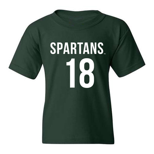 Michigan State - NCAA Women's Soccer : Justina Gaynor - Replica Shersey Youth T-Shirt