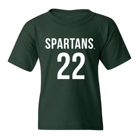 Michigan State - NCAA Women's Soccer : Ella Janz - Replica Shersey Youth T-Shirt