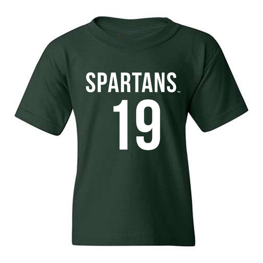 Michigan State - NCAA Women's Soccer : Emerson Sargeant - Replica Shersey Youth T-Shirt-0
