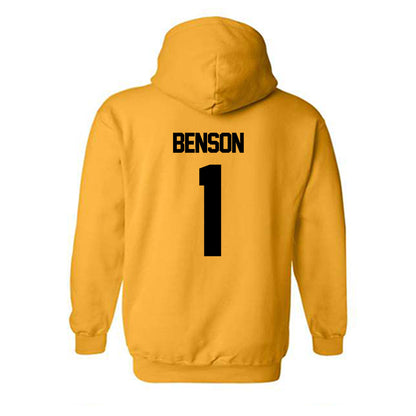 Missouri - NCAA Baseball : Cameron Benson - Classic Shersey Hooded Sweatshirt-1
