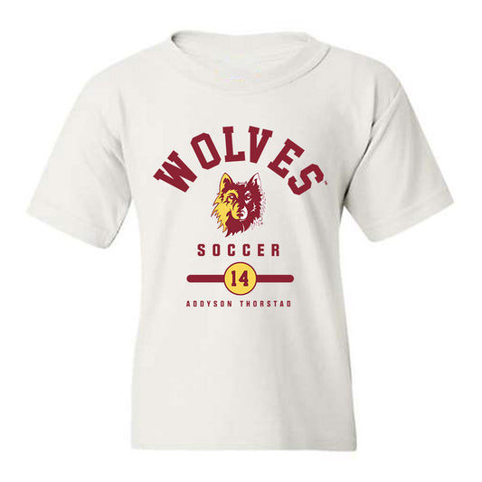 NSU - NCAA Women's Soccer : Addyson Thorstad - Classic Fashion Shersey Youth T-Shirt-0