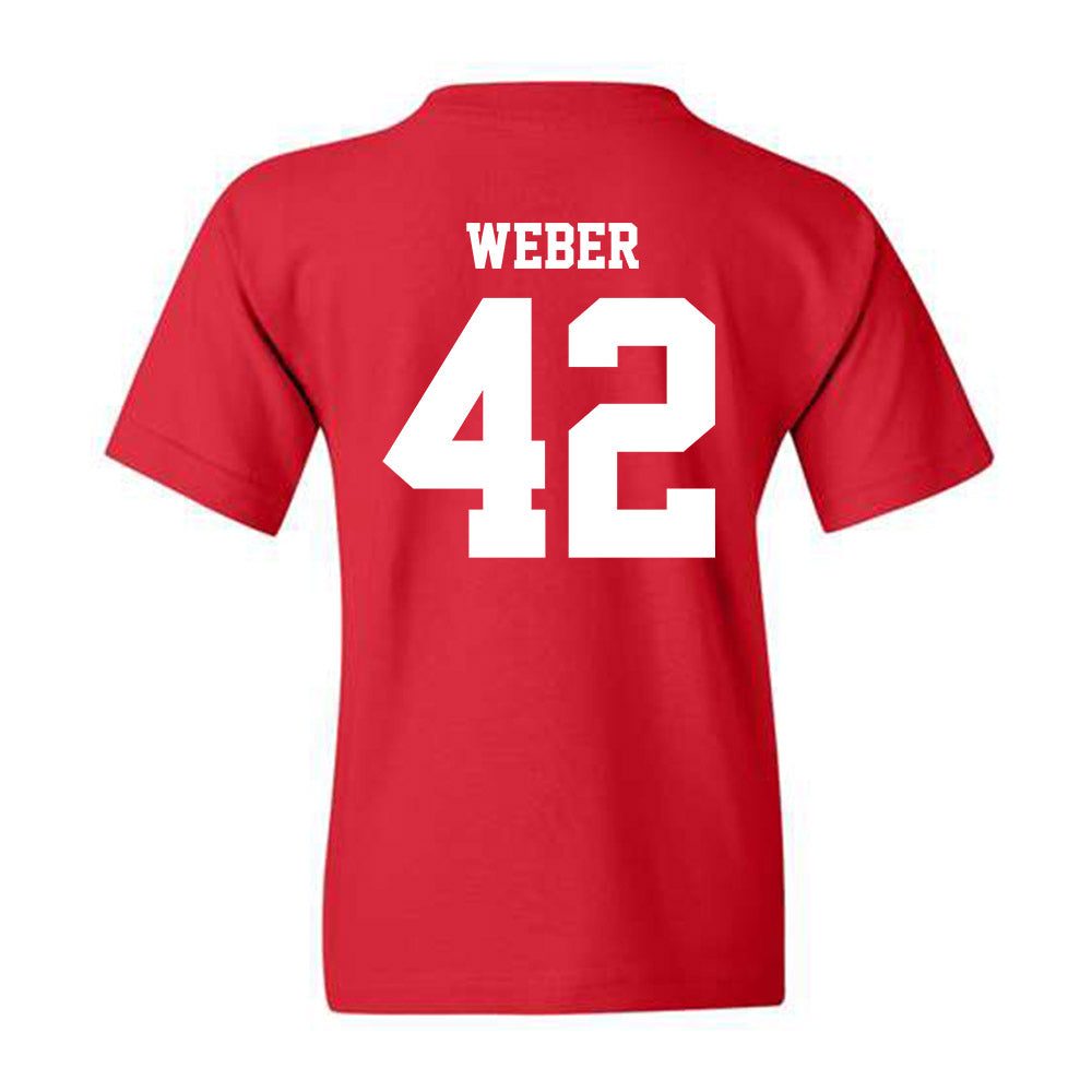 Nebraska - NCAA Women's Soccer : Sarah Weber - Youth T-Shirt