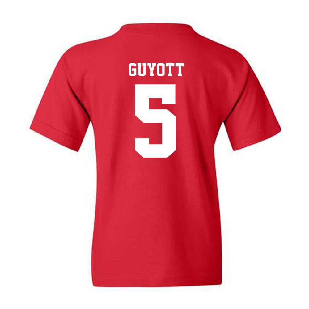 Nebraska - NCAA Women's Soccer : Ella Guyott - Youth T-Shirt