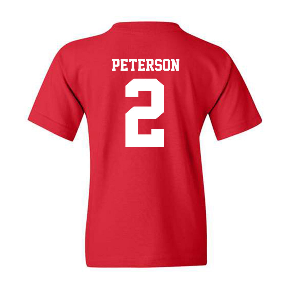 Nebraska - NCAA Women's Soccer : Haley Peterson - Youth T-Shirt