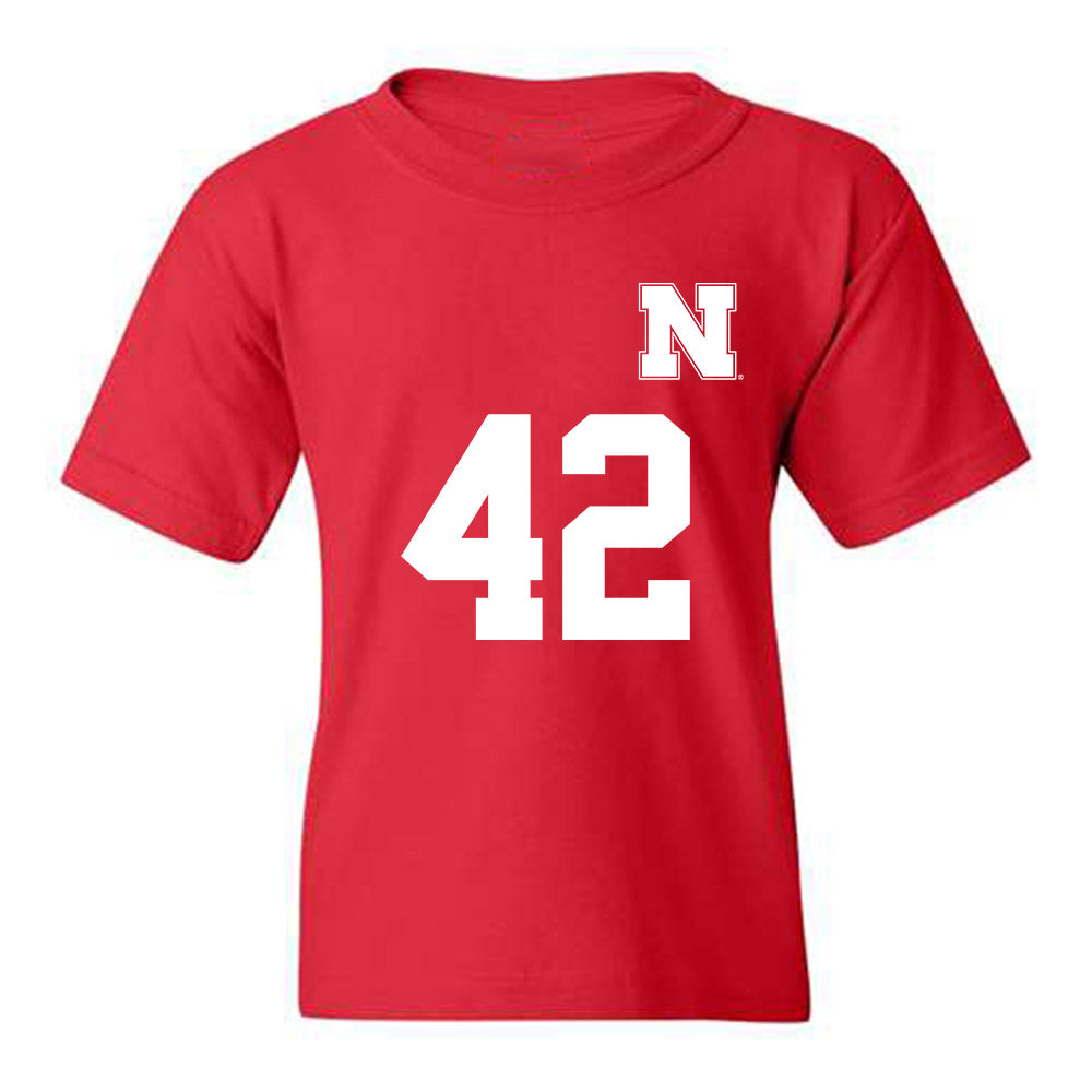 Nebraska - NCAA Women's Soccer : Sarah Weber - Youth T-Shirt