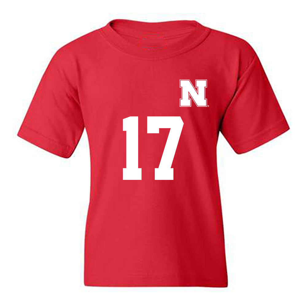 Nebraska - NCAA Women's Soccer : Jo Sees - Replica Shersey Youth T-Shirt-0