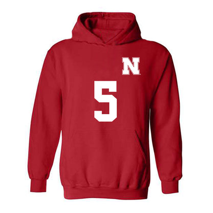 Nebraska - NCAA Women's Soccer : Ella Guyott - Hooded Sweatshirt